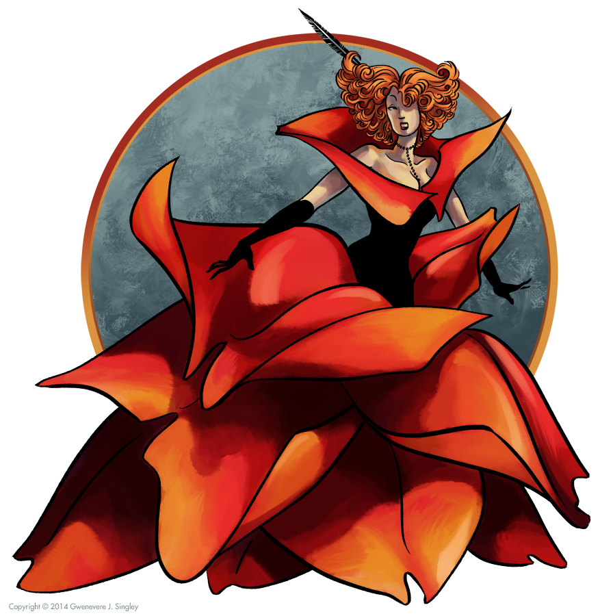 Redhead Rose by QueenGwenevere