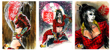 Shi sketch cards from 5Finity