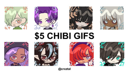 $5 CHIBI GIF COMMISSION