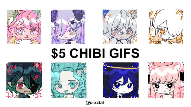 $5 CHIBI GIF COMMISSION