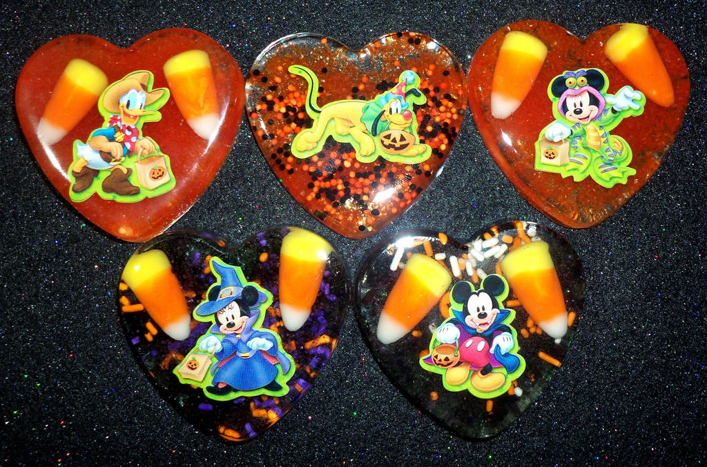 Mickey Mouse and Friends Halloween Resin Pieces