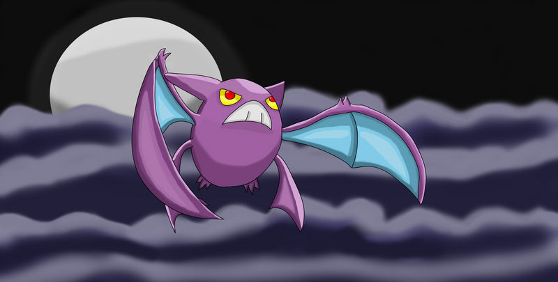 Crobat Moonlight Flight by OathkeeperMK on DeviantArt