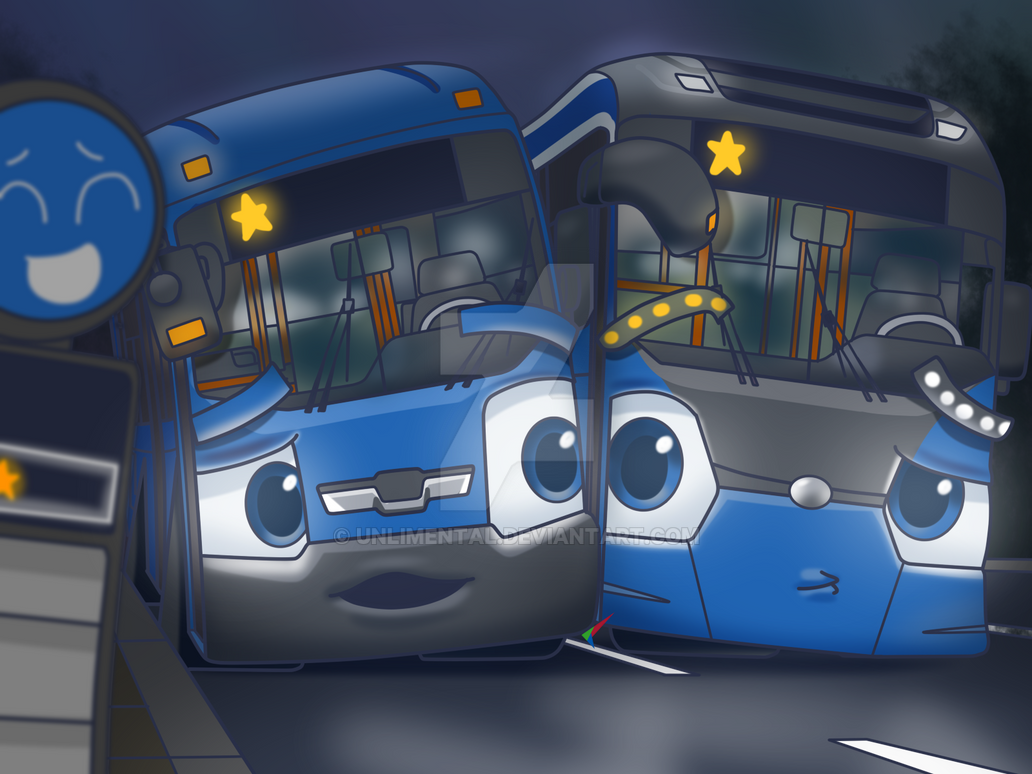 Two buses by Unlimental on DeviantArt