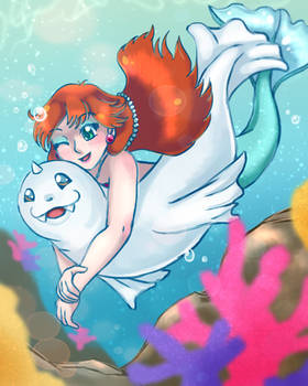 Misty and Dewgong