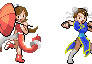 Mai and Chun-li