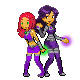 Starfire and Blackfire