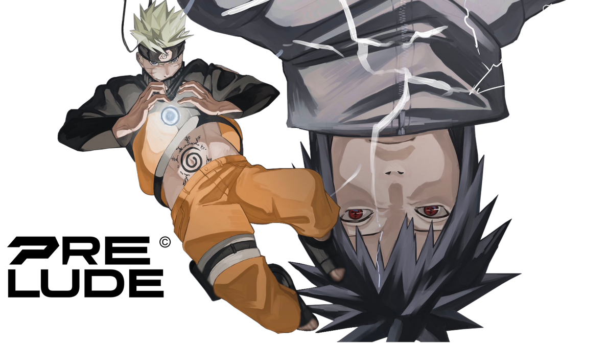 Render Naruto X Sasuke - Naruto And Sasuke Card, HD Png Download - vhv