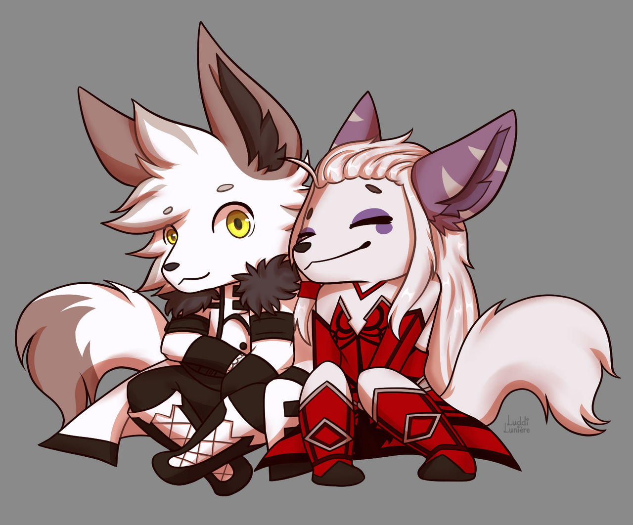 Chibi commission - furry art by luddiarts on DeviantArt