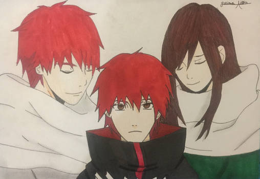 Sasori and his parents 