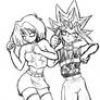 Anzu and Yami-Yugi