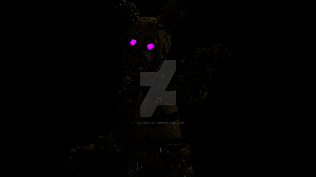 Springtrap Purple Eyes by robgamer234 on DeviantArt
