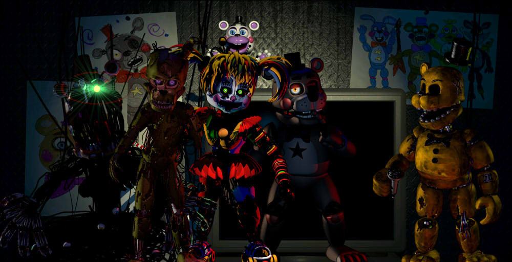 FNaF 6 Todos los personajes (C4D) by MCGamerdeviantar on DeviantArt