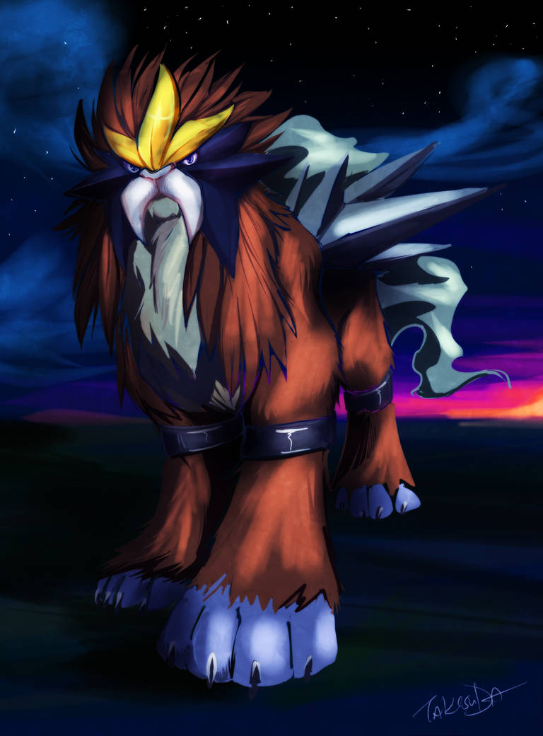 SP: Entei by Takesu on DeviantArt