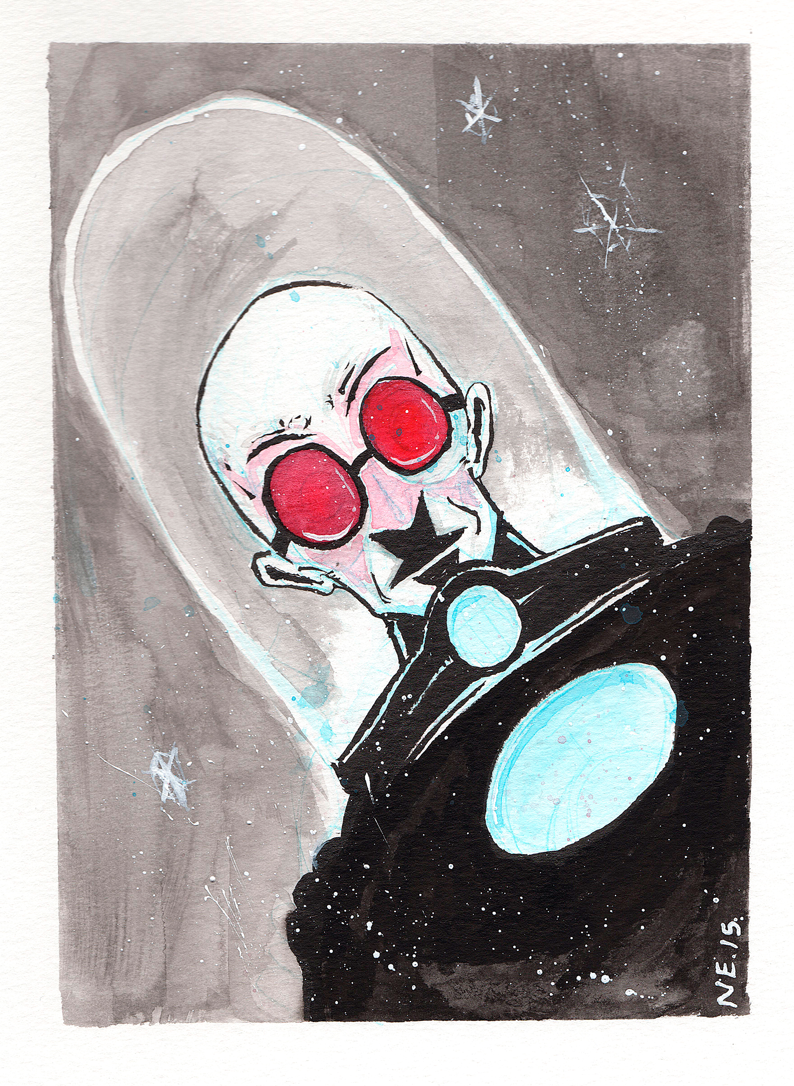 Inktober 2015 Mr. Freeze.