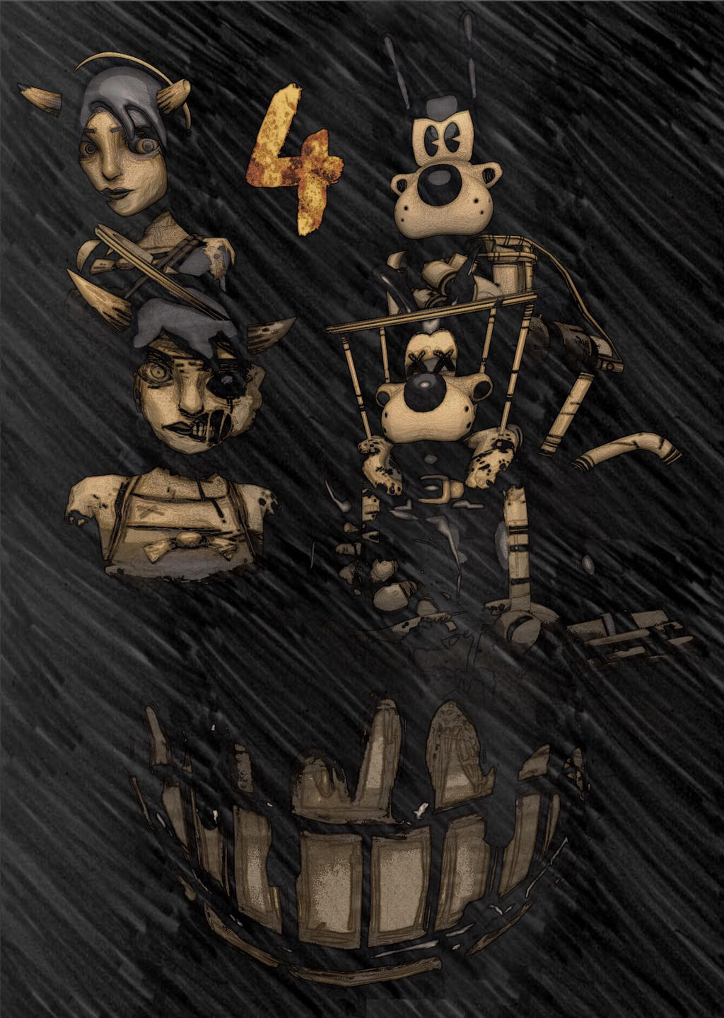 Chapter 4 - Bendy and the Ink Machine -Z- by ZiaGy on DeviantArt