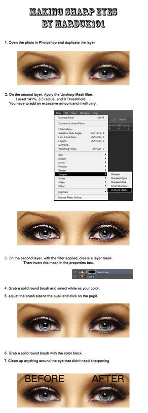 Tutorial: Sharpening eyes in Photoshop