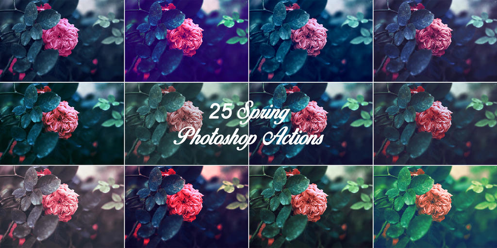 25 Spring Photoshop Actions