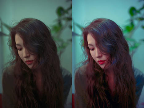 Girl Portrait Lightroom Preset Before and after