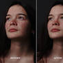 Girl Skin Retouch - Before and after Photography