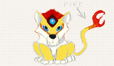 Cinder Fire kitten form