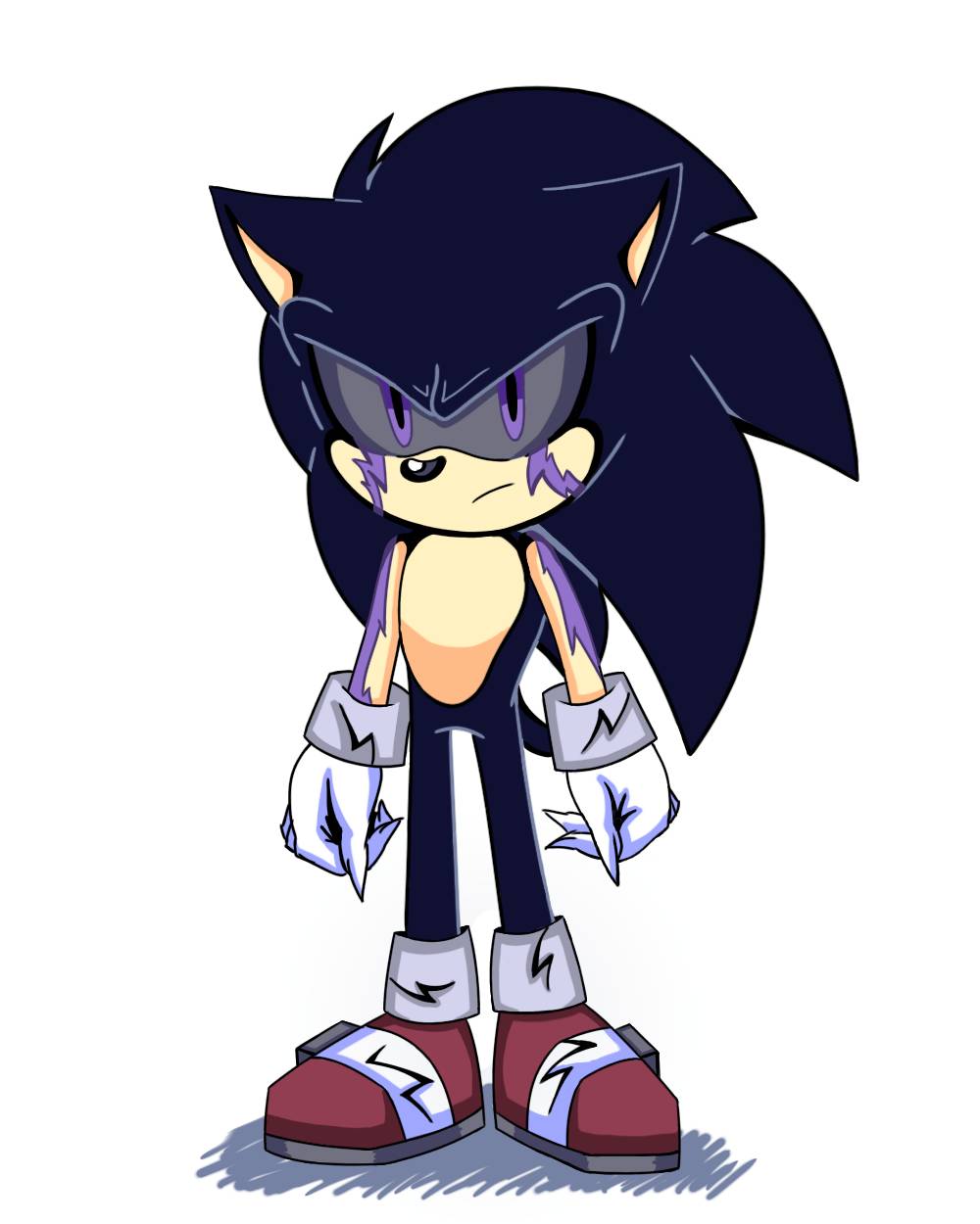 The Dark Sonic by ByGhostEduard on DeviantArt