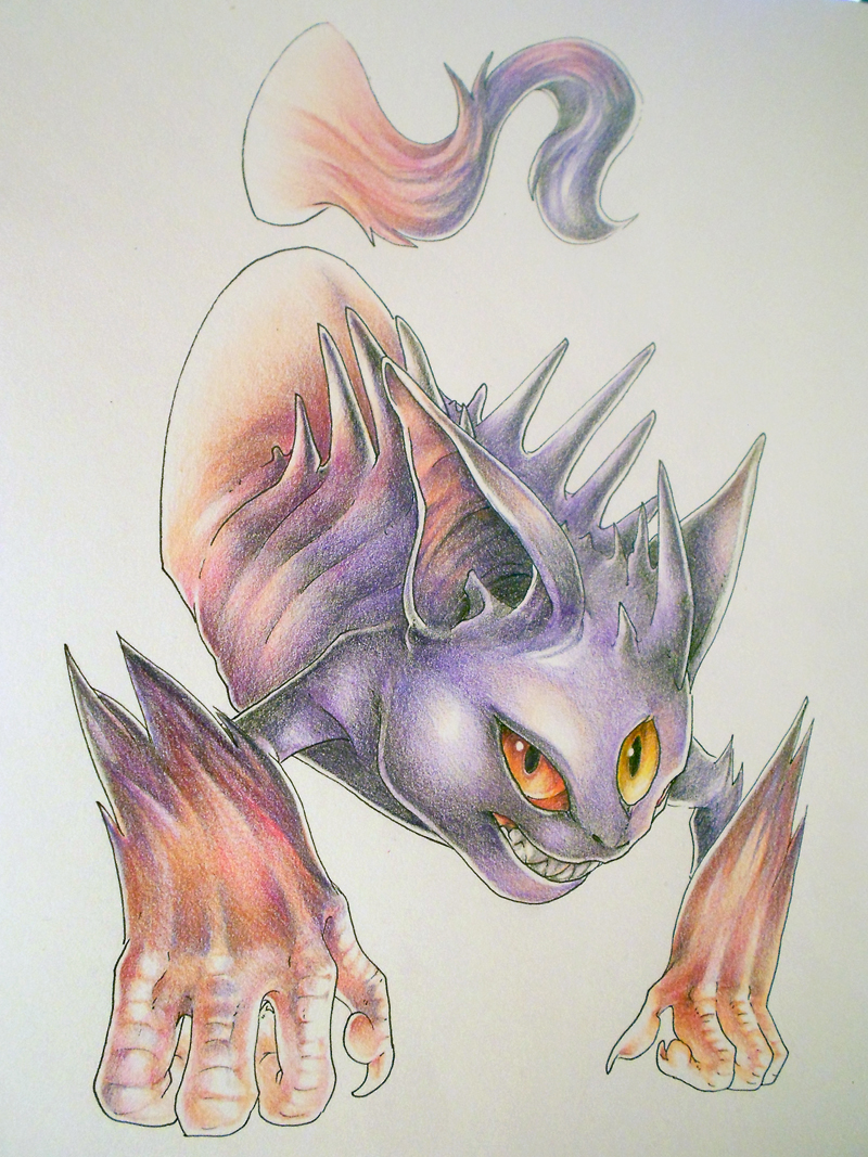 Mega Gengar by ElementalDraws on DeviantArt