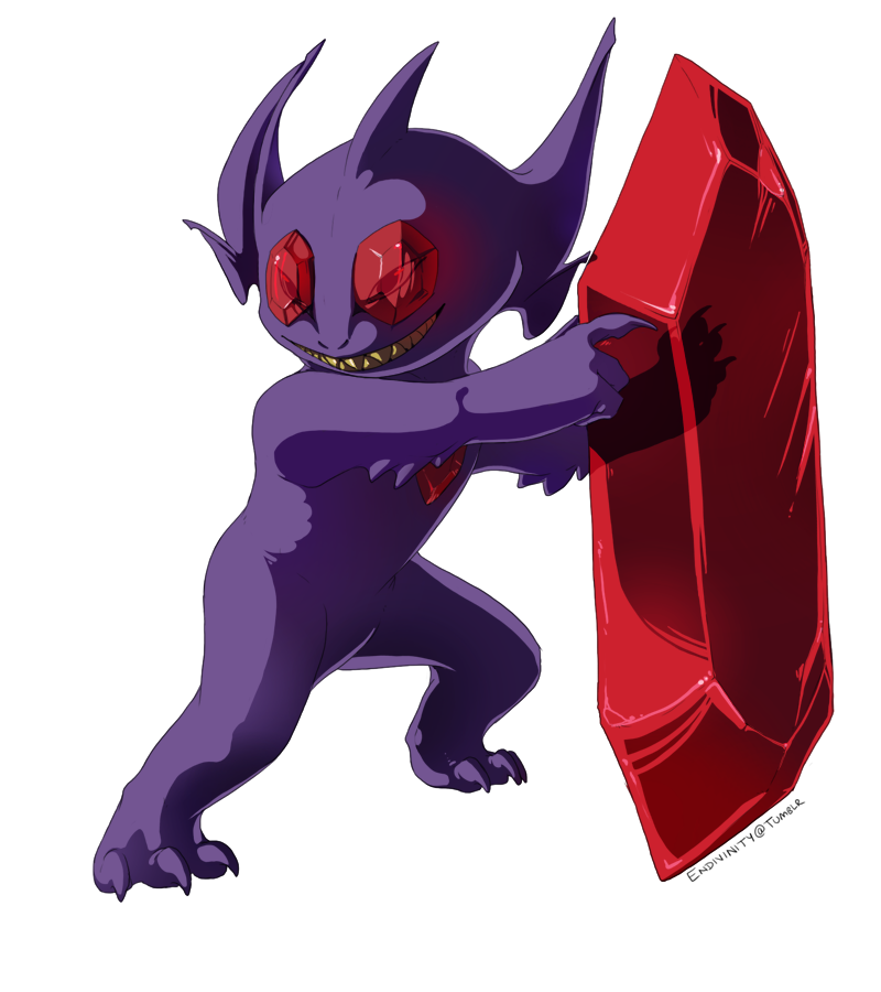 Pokemon Mega Sableye Evolution by VIKworks on DeviantArt