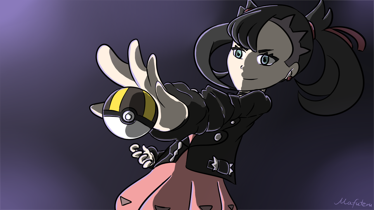 Pokemon Sword And Shield Marnie By Mafuteru2mass On Deviantart