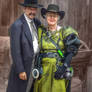 WWWC8 Steampunk Couple at the Town Square 1883.