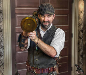 Steampunk inside the Town Hall Grand Foyer