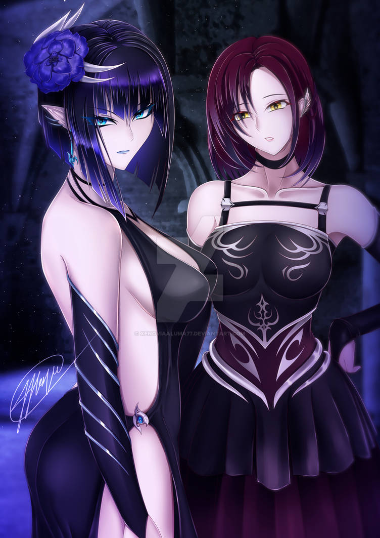 Original Characters - Fantasy Anime Goth Girls by XenoviaAluma77 on  DeviantArt