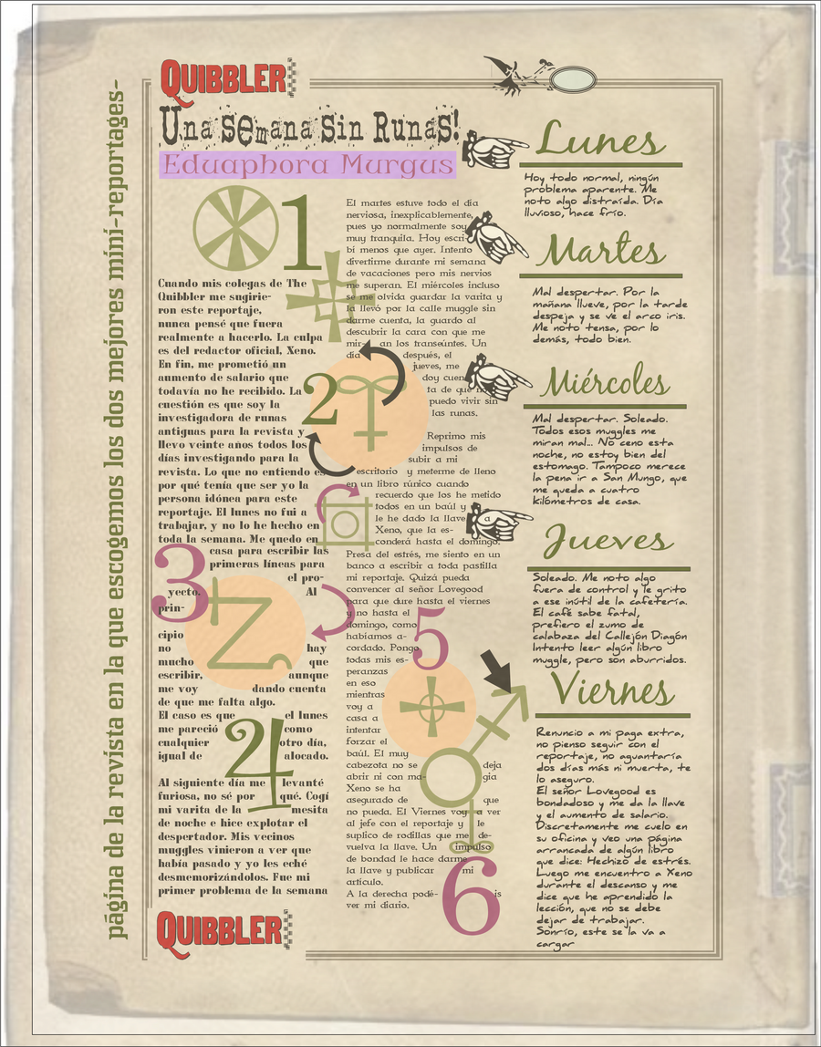 A Spanish Prop The Quibbler Magical Magazine Ii By I Never Stop On Deviantart A Spanish Prop The Quibbler Magical Magazine Ii By I Never Stop On Deviantart