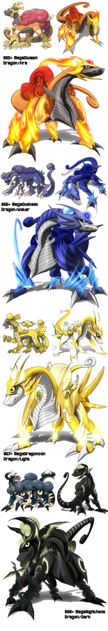 Mega LegendaryDragons - Monster MMORPG New Concept
