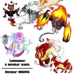 Commission a monster event