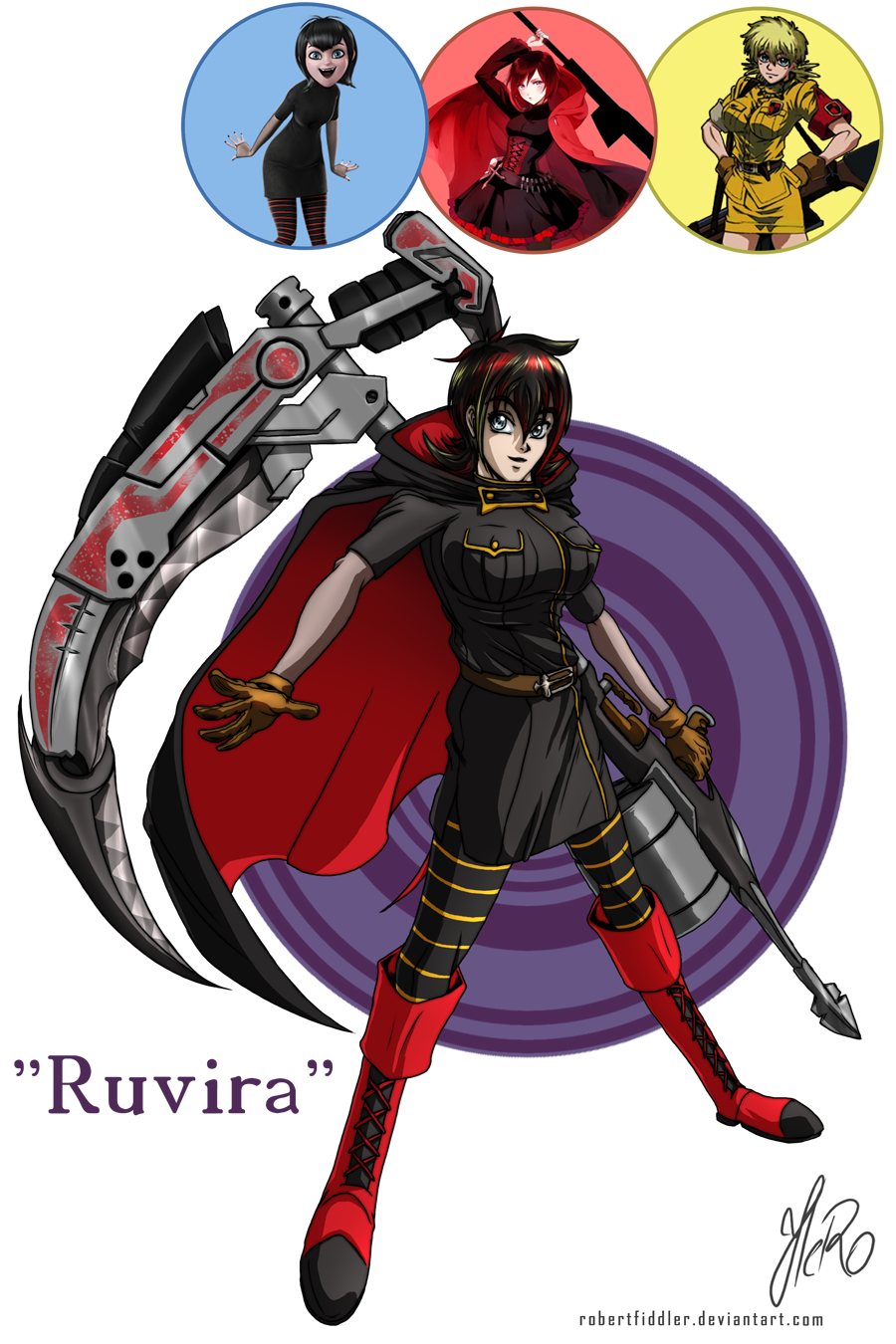 Commission - Hexafusion A+B+C - Ruvira