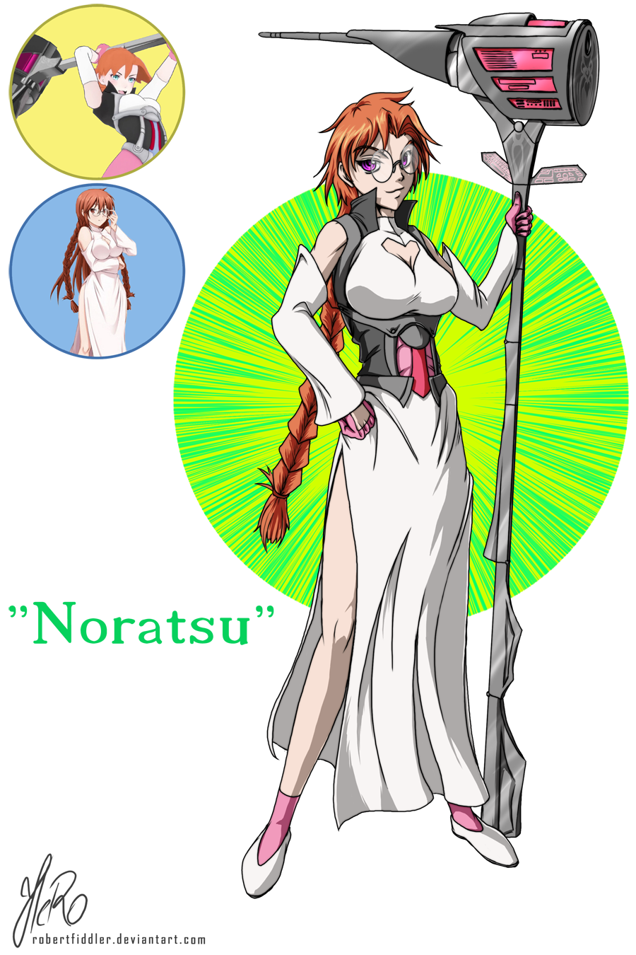 Commission - Hexafusion A+B - Noratsu by RobertFiddler