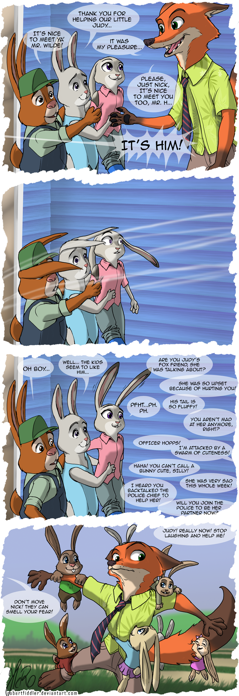 Zootopia Strip - Meet the Hopps