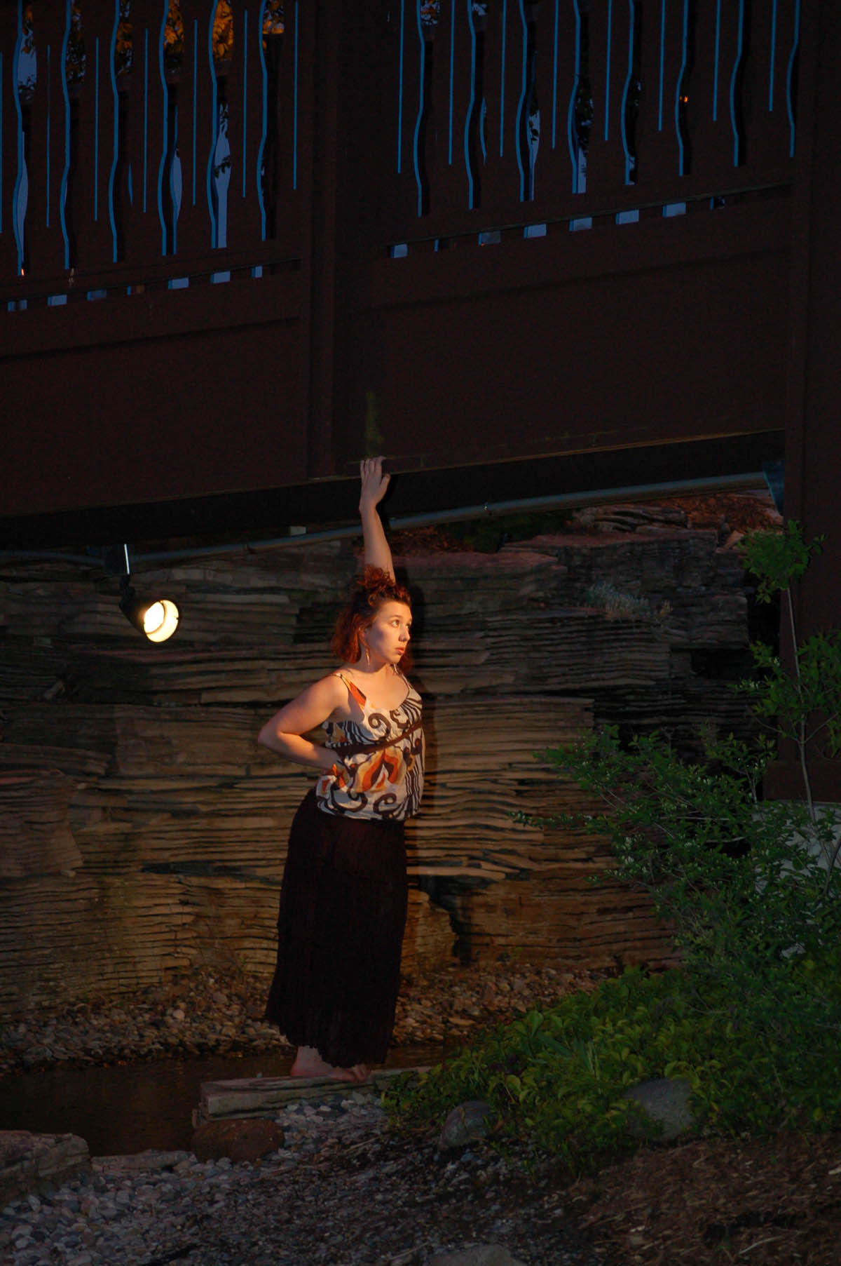 Becky under the bridge