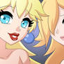 Peach and Rosalina