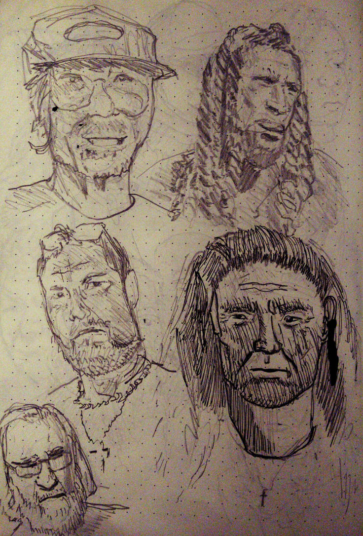 Portrait Drawings #5 by deltaflops on DeviantArt