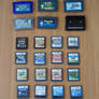 Gameboy Games closeup