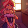 Sunset Shimmer Maid