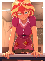 Sunset Shimmer desk