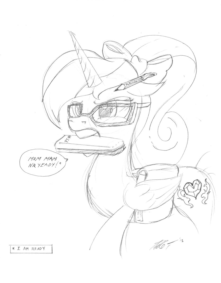 [Pencils] Cadance Is Ready For The Tests