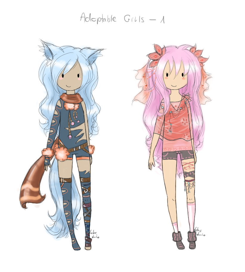 Adoptable Girls - Set 1