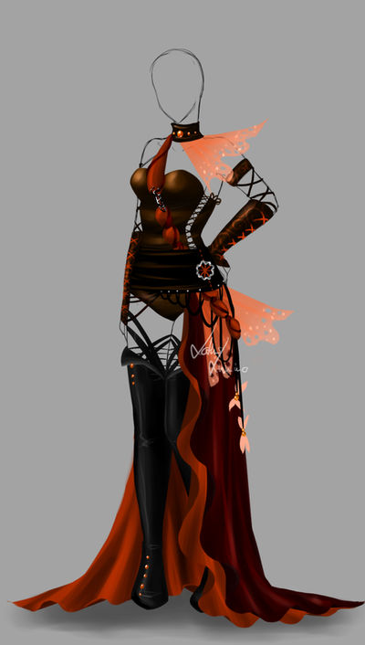 design fire dress drawing Fashion and Action: Fire Dress Designer Concept Sketches for The Hunger Games Movie from InStyle Magazine
