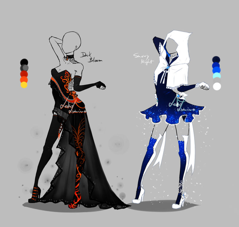 Outfit design - 219 - 220 - closed by LotusLumino on DeviantArt
