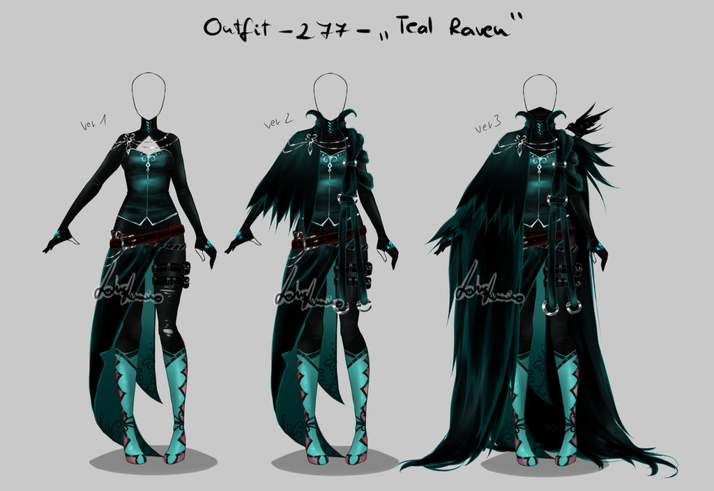 Outfit design - 277 - closed by LotusLumino on DeviantArt