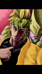 DIO Brando Reveals Scar