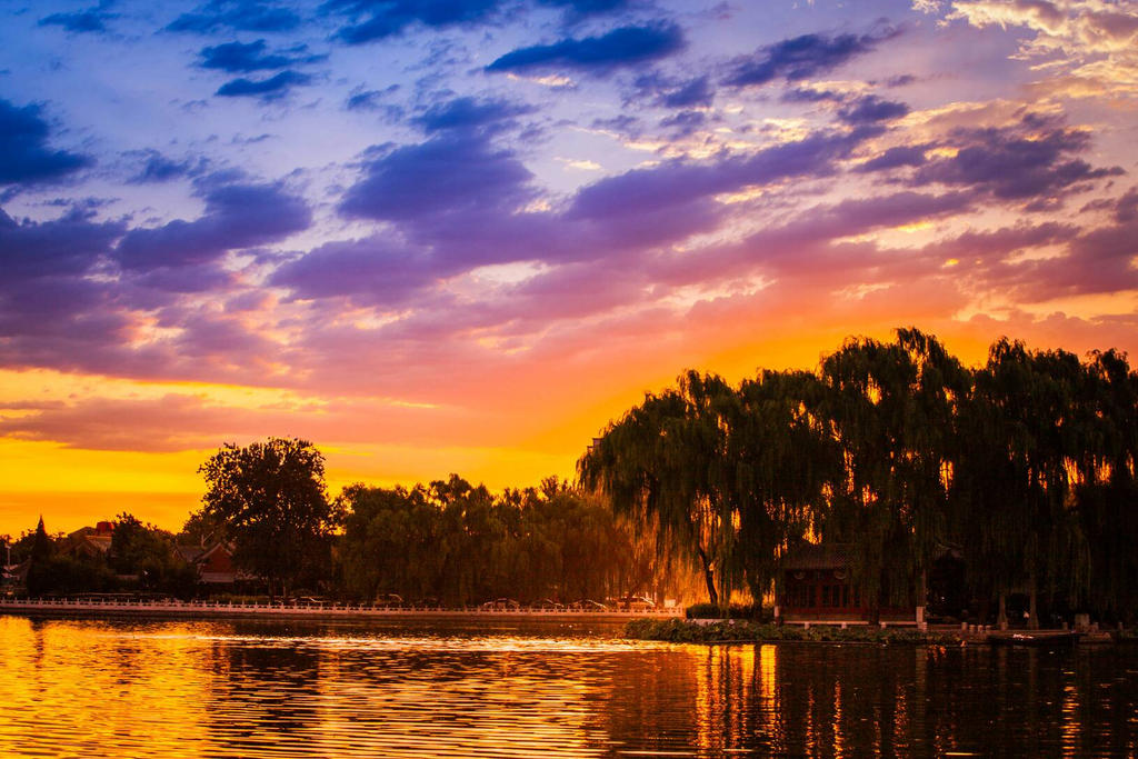 When the early morning sunrise beautiful scenery by sunny2011bj on ...